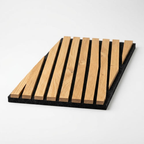 Chelsea XL Walnut Acoustic Wall Panel — 270 × 110 cm